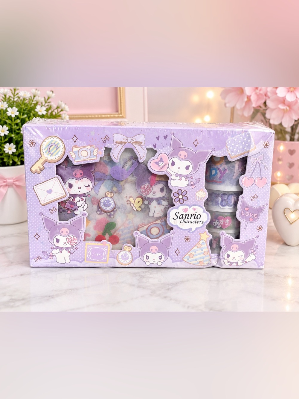 Sanrio Characters Kuromi My Melody Stationery Gift Set New Sealed